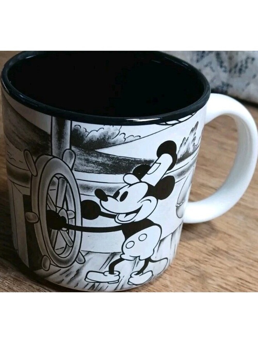 Vintage - Disney - 12oz Coffee Mug - Walt Disney Steamboat Willie Made in Japan